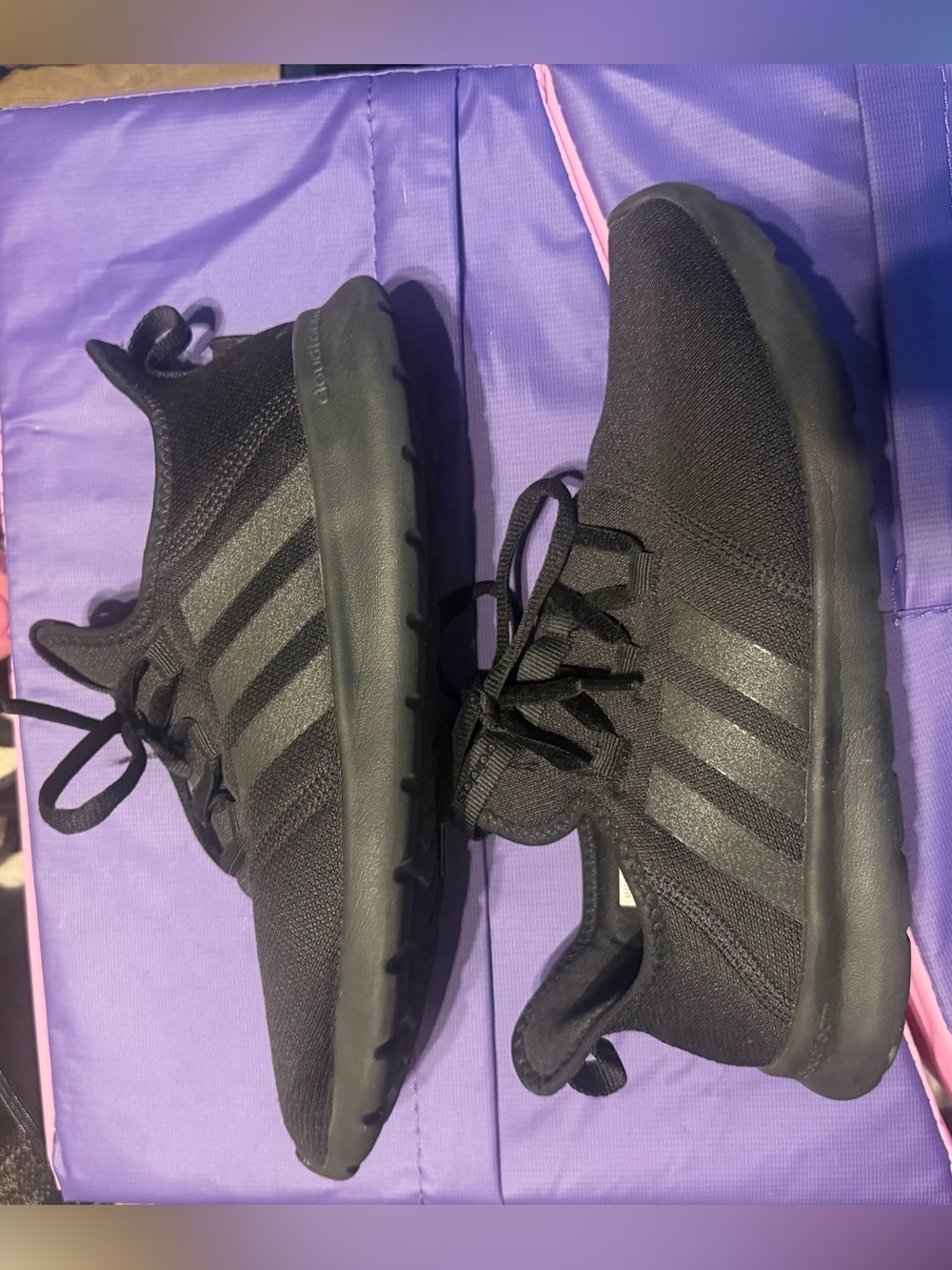Adidas Cloudfoam Knit Black Sneakers